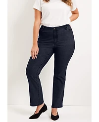 June + Vie Women's Curvie Fit Bootcut Jeans