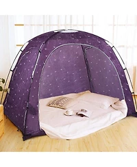 Mecale Indoor Bed Privacy Play Tent with Carry Bag, Kids Canopy Tent