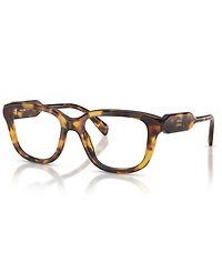 Miu Miu Women's Rectangle Eyeglasses, Mu 02ZV