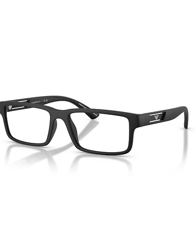 Emporio Armani Men's Rectangle Eyeglasses, EA3278