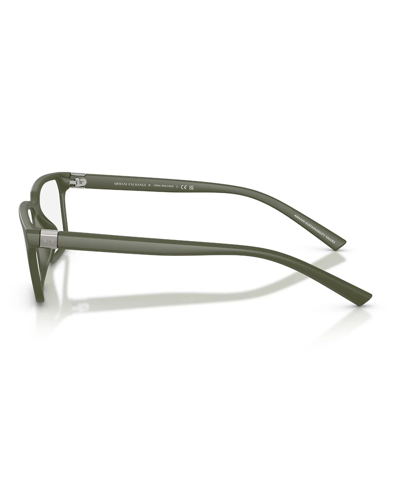 A|X Armani Exchange Men's Square Eyeglasses, AX3137U