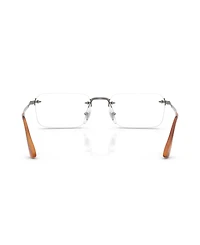 Persol Unisex Rectangle Eyeglasses