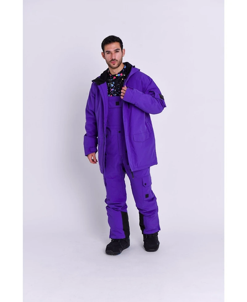 Oosc Clothing Men's Yeh Man Bib Pant - Purple