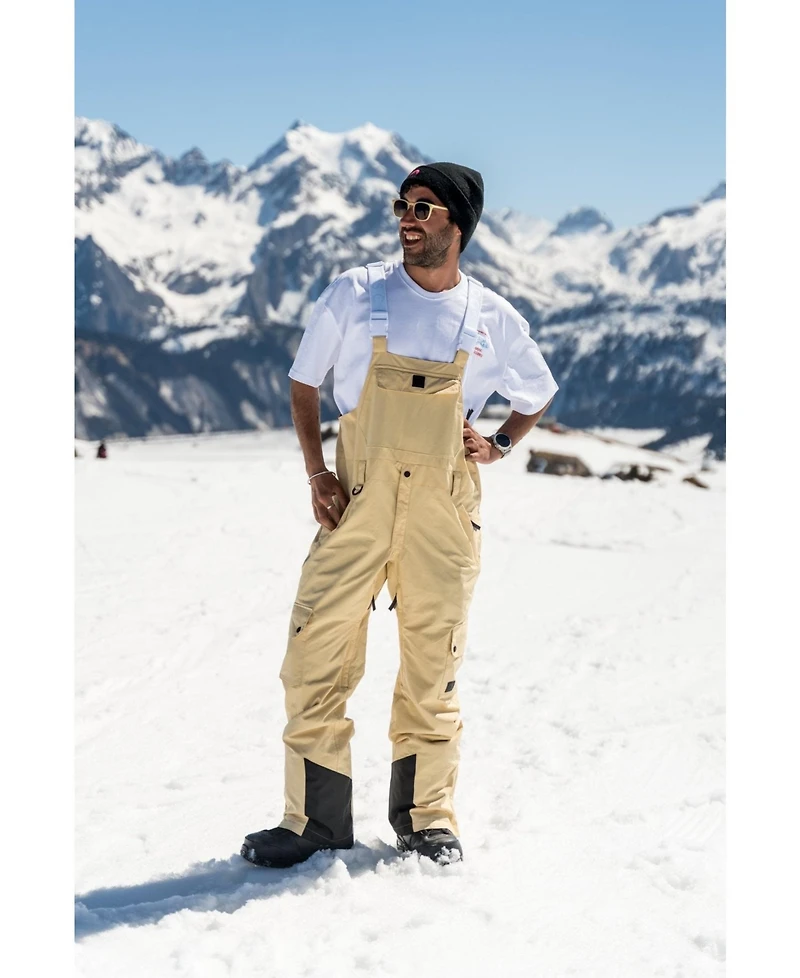 Oosc Clothing Men's Yeh Man Bib Pant - Desert Sand