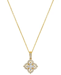 Macy's Diamond (1/2 ct. t.w.) Pendant Necklace in 14k Yellow Gold
