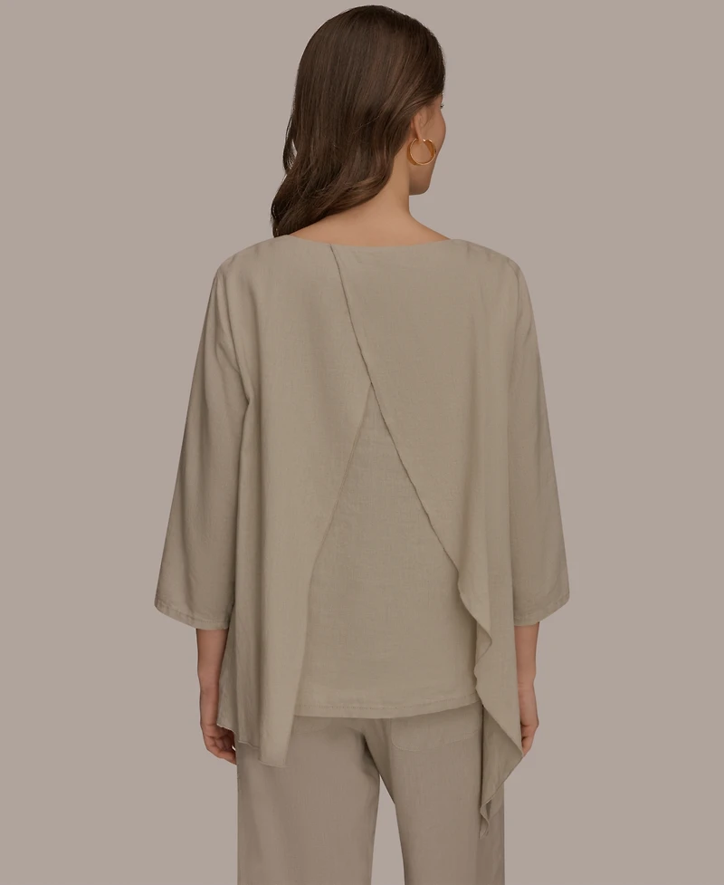 Donna Karan Weekend Women's Boat Neck Blouse