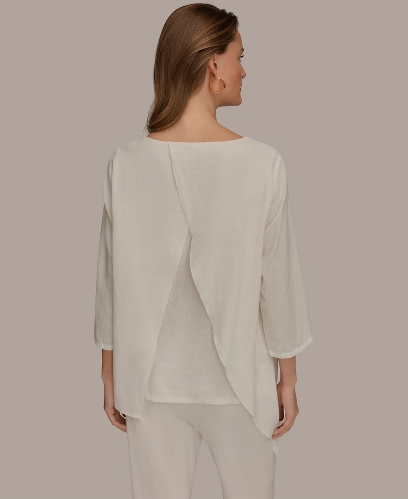Donna Karan Weekend Women's Boat Neck Blouse