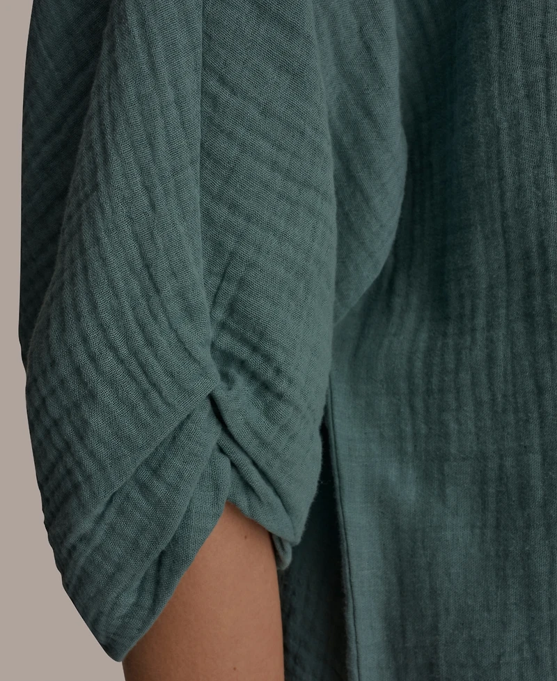 Donna Karan Weekend Women's Boat Neck Blouse