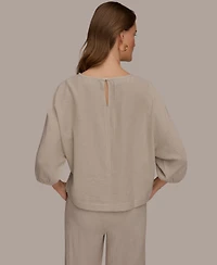 Donna Karan Weekend Women's Boat Neck Blouse
