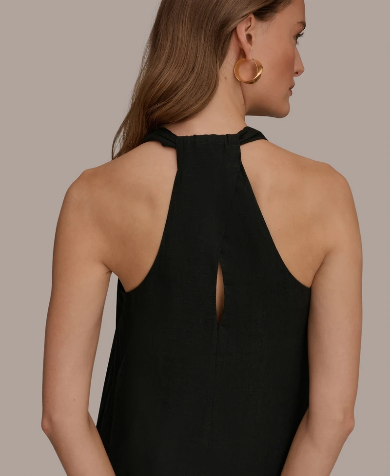 Donna Karan Weekend Women's V-Neck Midi Dress