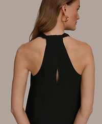 Donna Karan Weekend Women's V-Neck Midi Dress