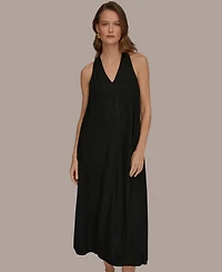 Donna Karan Weekend Women's V-Neck Midi Dress