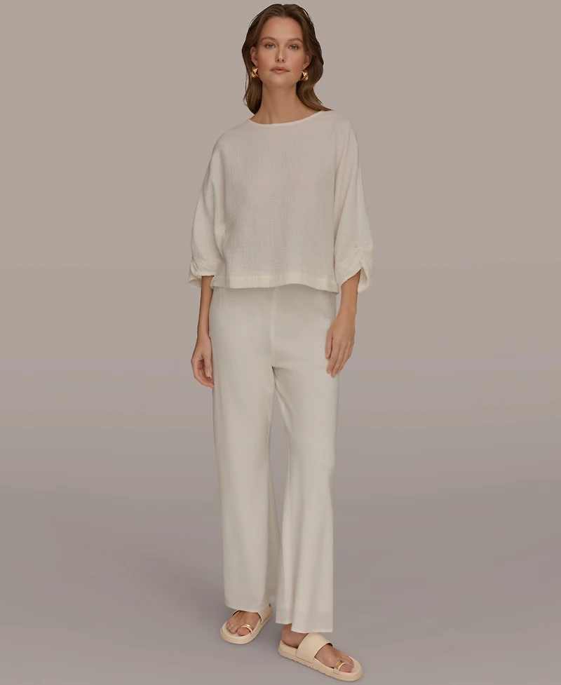 Donna Karan Weekend Women's Boat Neck Blouse