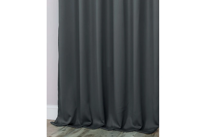 Superior Solid Classic Modern Blackout Curtain Set ,26" x 63" (Set of 2)