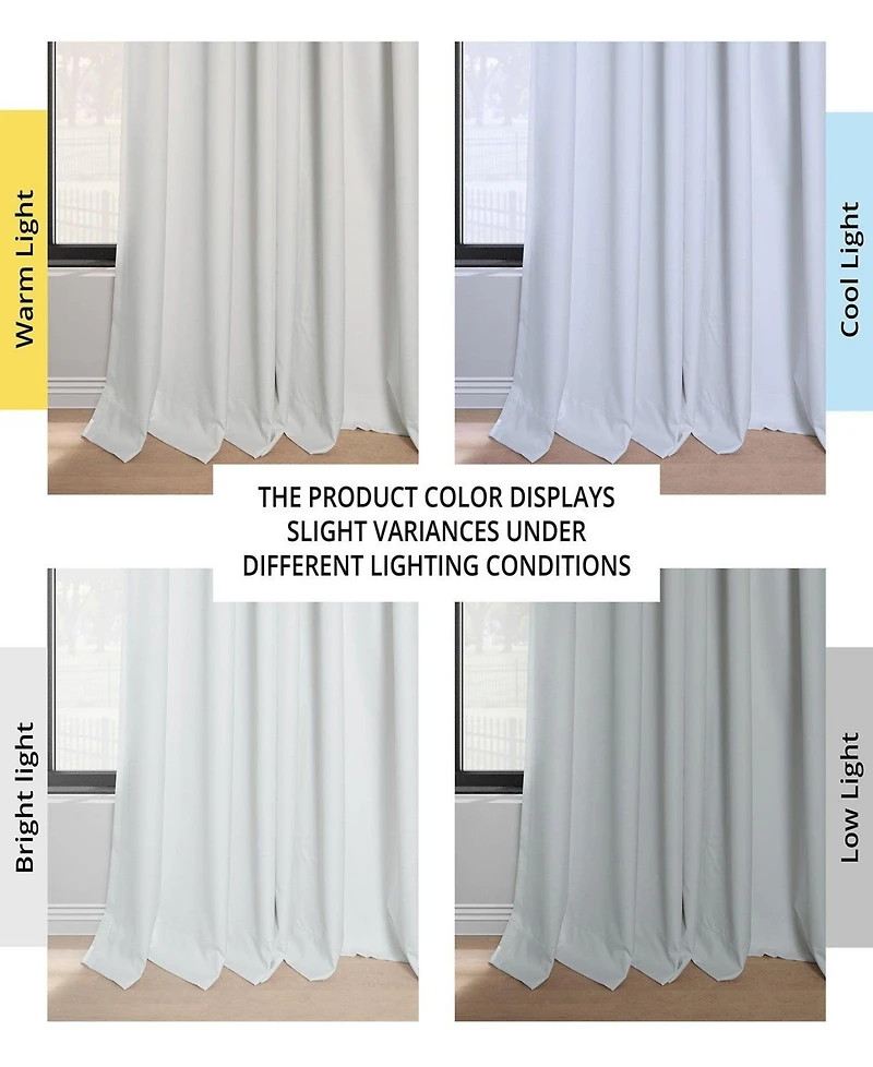 Half Price Drapes French Pleat Performance Linen Hotel Blackout Curtain