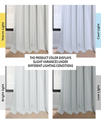 Half Price Drapes French Pleat Performance Linen Hotel Blackout Curtain