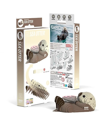 Eugy Sea Otter 3D Puzzle
