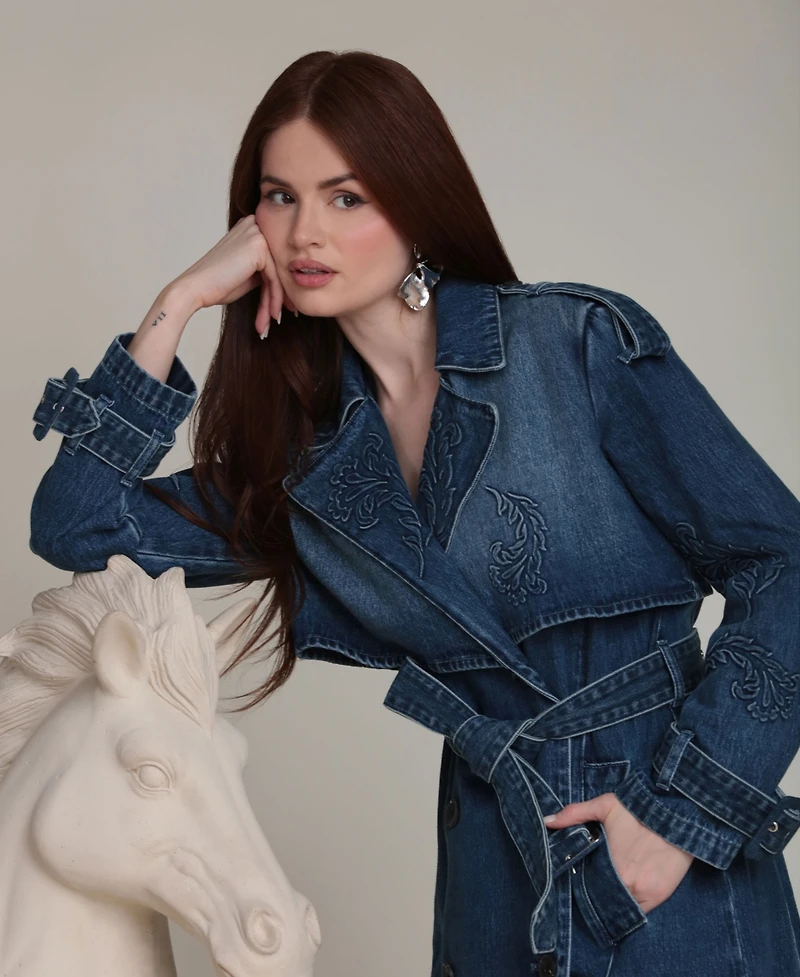 Avec Les Filles Women's Long-Sleeve Oversized Dress