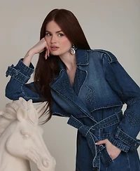 Avec Les Filles Women's Long-Sleeve Oversized Dress