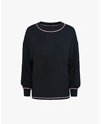 WeWoreWhat Women's Boxy Long Sleeve Sleep Tee