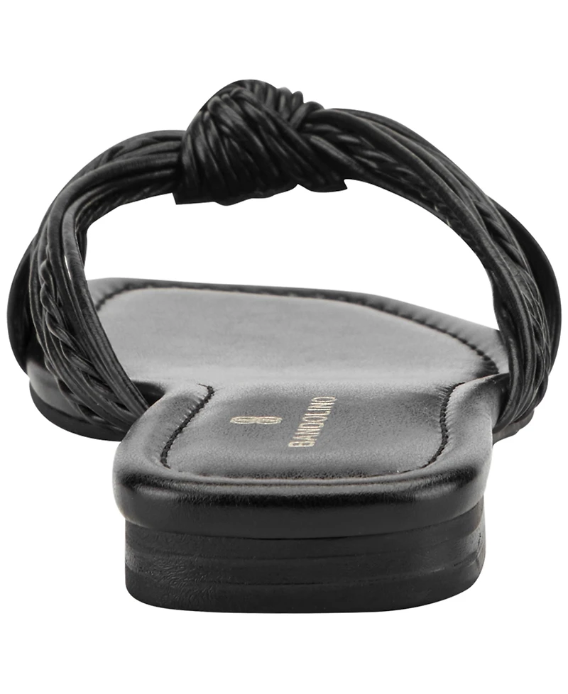 Bandolino Women's Sella Knotted Slip-On Flat Sandals