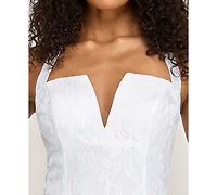 Seni & Cade Junior's Embroidered Ruffle Hem Dress