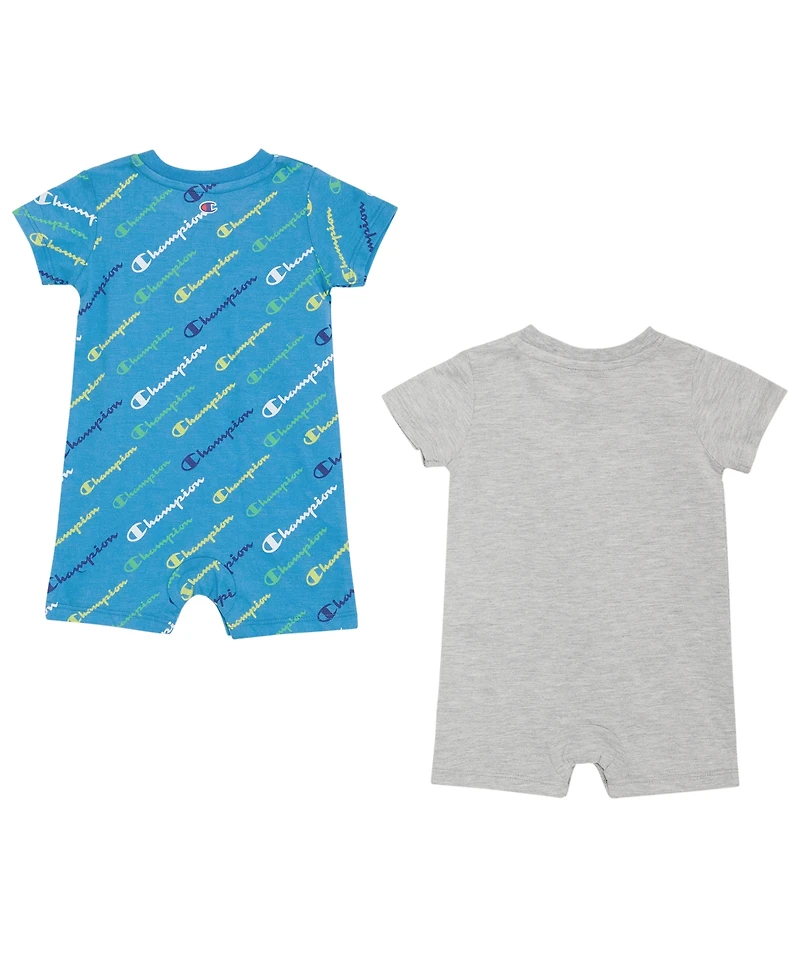 Champion Baby Boys' Logo Print Shortalls