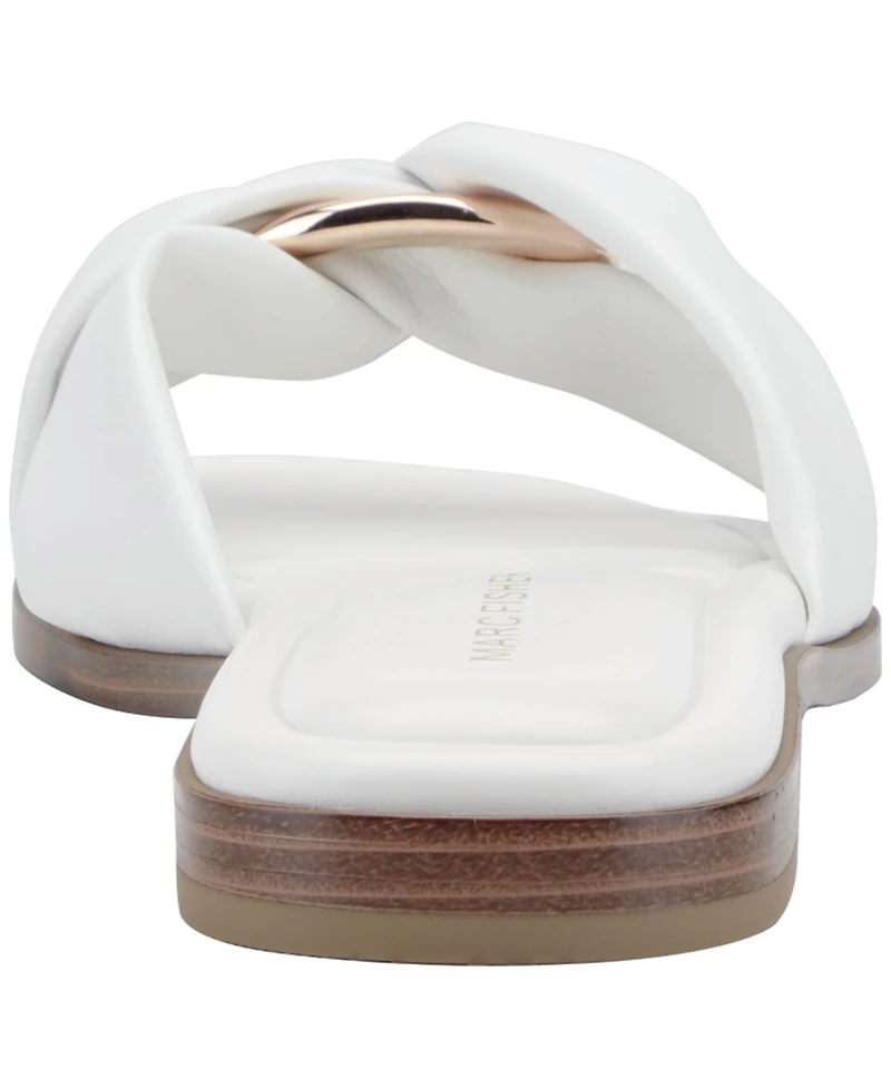 Marc Fisher Women's Fida Slip-On Flat Sandals