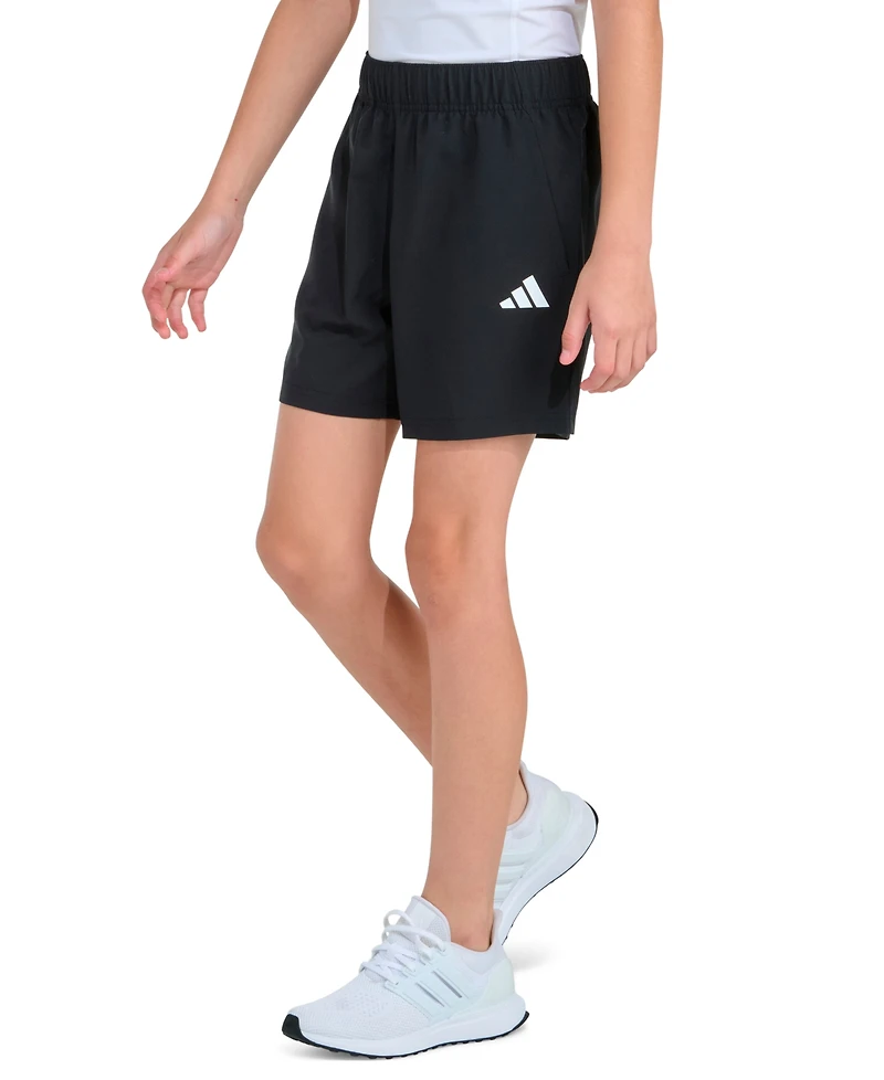 adidas Boys' 8-18 Adjustable Elastic Waistband Shorts