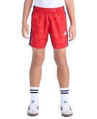 adidas Boys' 8-20 Elastic Waistband World Soccer Shorts