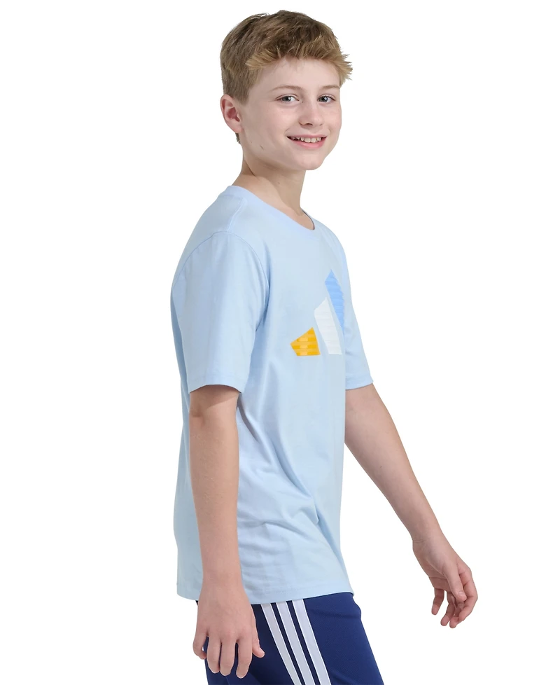 adidas Boys' 8-20 Crewneck Short-Sleeve T-Shirt