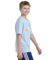 adidas Boys' 8-20 Crewneck Short-Sleeve T-Shirt