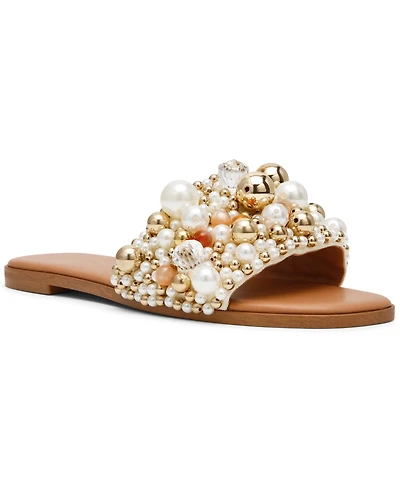 Steve Madden Women's Klio Embellished Slide Sandals