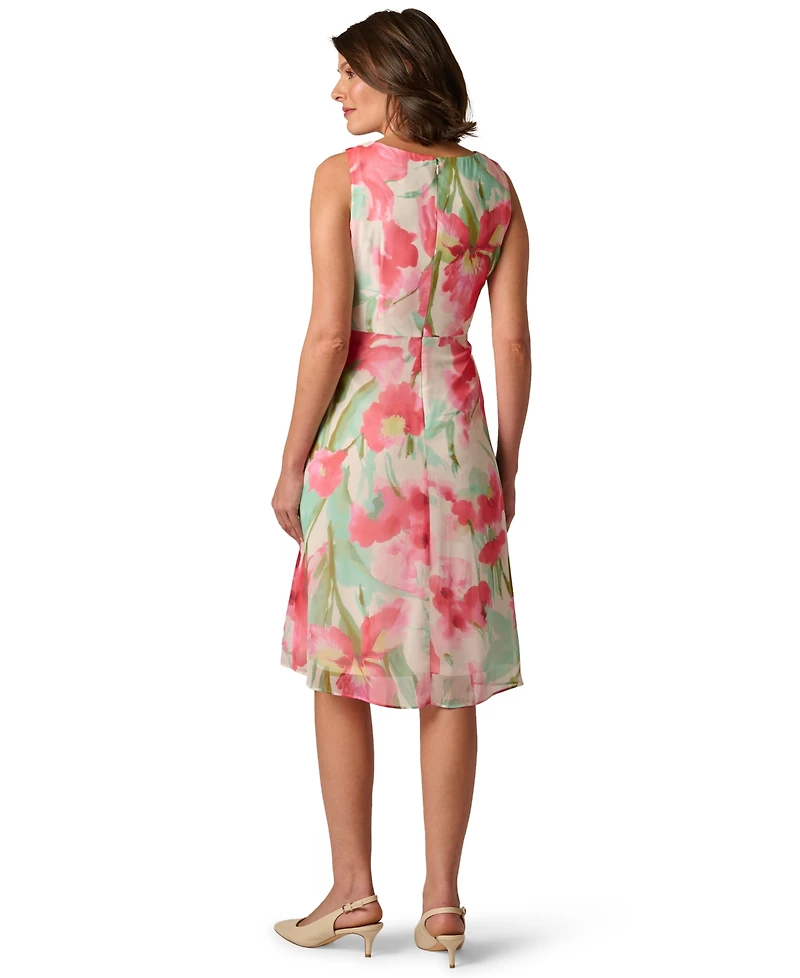 Adrianna Papell Women's Floral Print Mini Dress