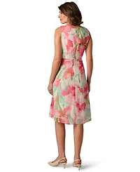 Adrianna Papell Women's Floral Print Mini Dress