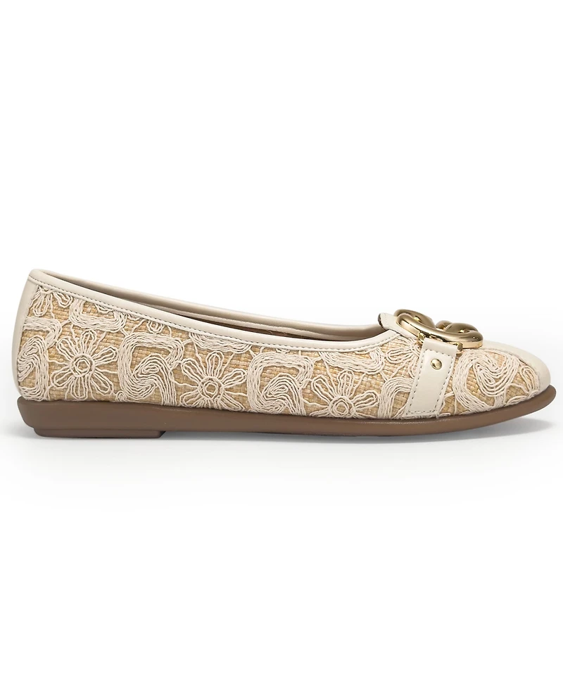 Aerosoles Women's Big-Bet Almond Toe Ballet Flats