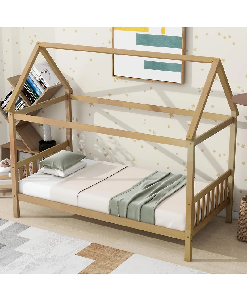 Streamdale Furniture House Bed with Headboard and Footboard