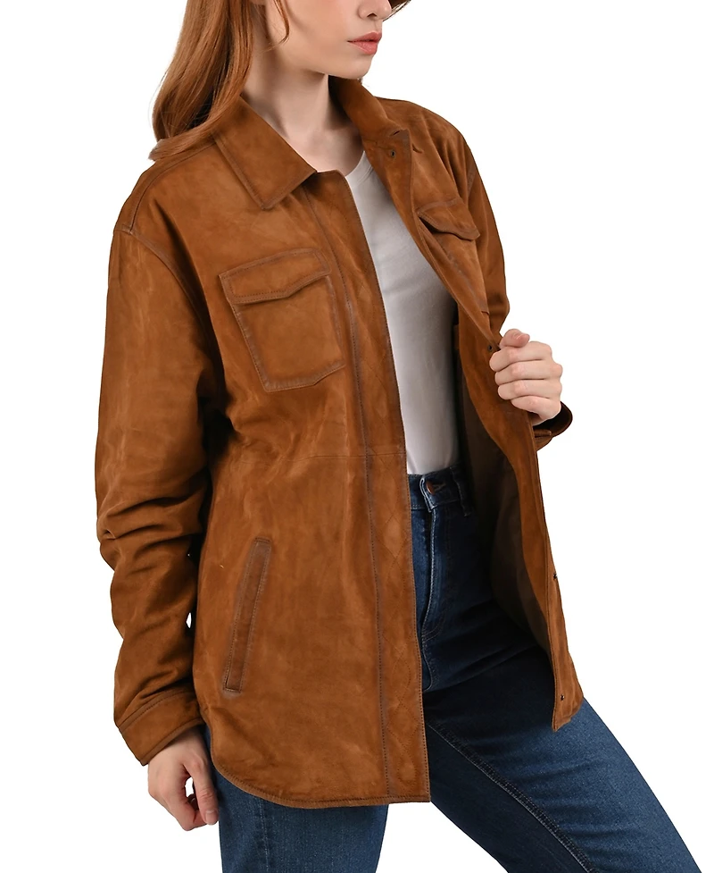Frye Women's Goat Suede Jacket
