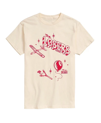 Airwaves Men's Welcome to Derry The Losers Short-Sleeve Graphic T-Shirt
