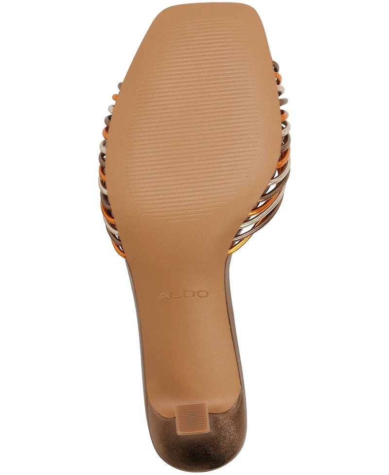 Aldo Women's Arianne Strappy Kitten Heel Dress Sandals