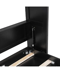 Streamdale Furniture Queen Size Murphy Bed with Storage Cabinets