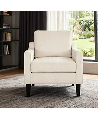 Streamdale Furniture Living Room Accent Chair - Soft Chenille Comfy Arm Chair