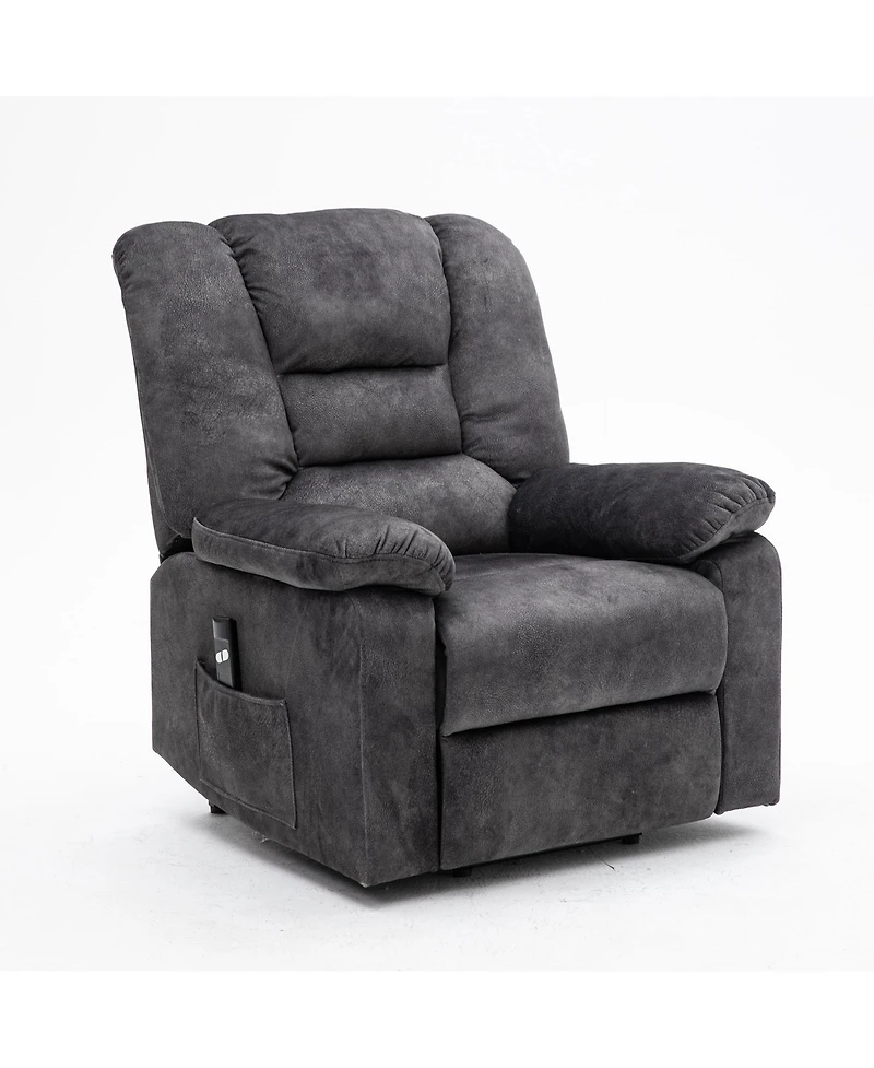 Boyel Living Velvet Power Lift Recliners with Heat & Massage, Lift Chair Relax Sofa Chair for Living Room