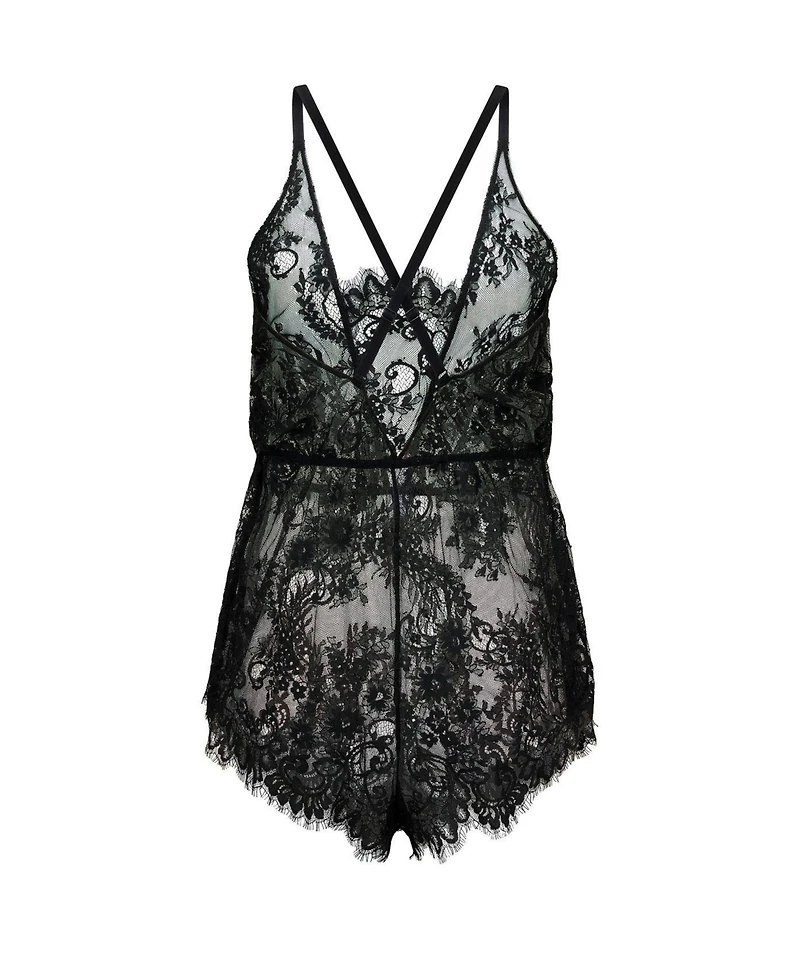 Adore Me Plus Jasmin Romper Lingerie
