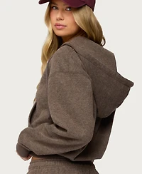 Edikted Women's Sweatshirts Laulie Zip Up Hoodie