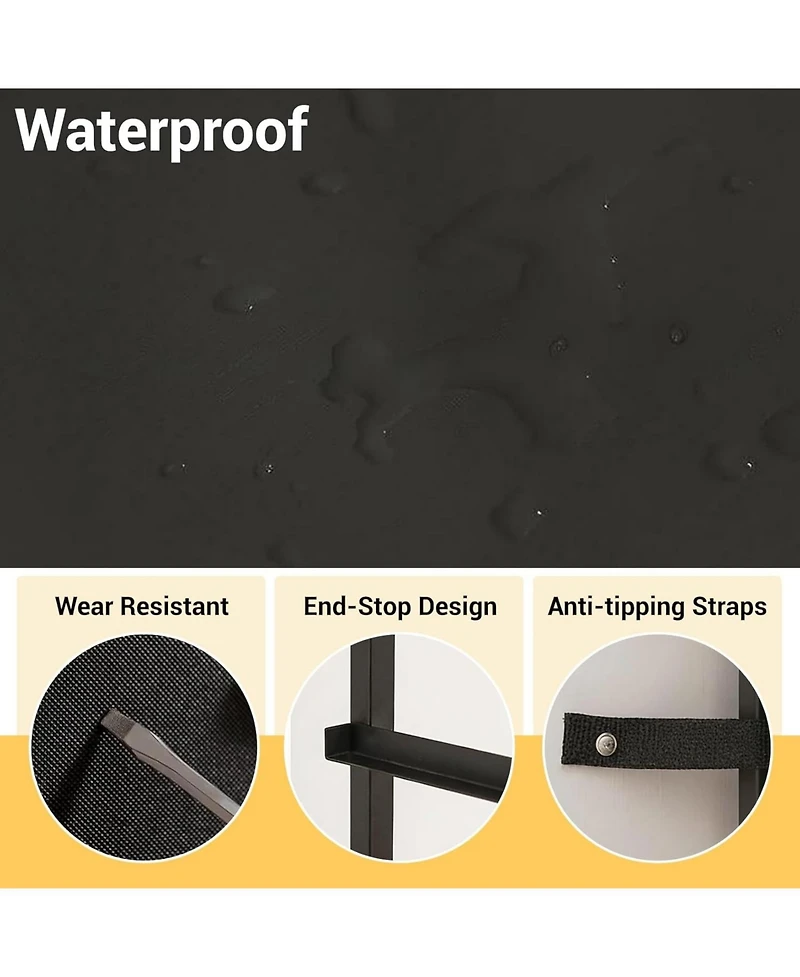 gaomon Drawer Fabric Dresser with Removable Bins Multi Functional Storage Organizer