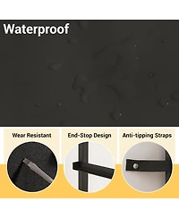 gaomon Drawer Fabric Dresser with Removable Bins Multi Functional Storage Organizer