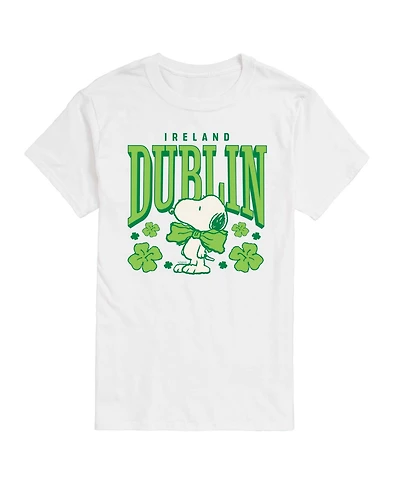 Airwaves Men's Peanuts Dublin Ireland Short Sleeve T-Shirt