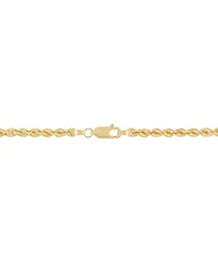 Macy's Hollow Rope Chain Necklace in 14k Yellow Gold