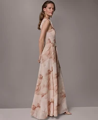 Donna Karan New York Women's One-Shoulder Ball Gown